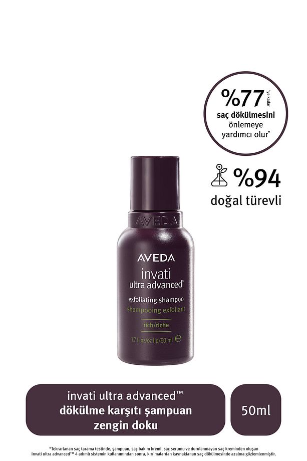 invati ultra advanced dökülme karşıtı şampuan: zengin doku 50ml - 1