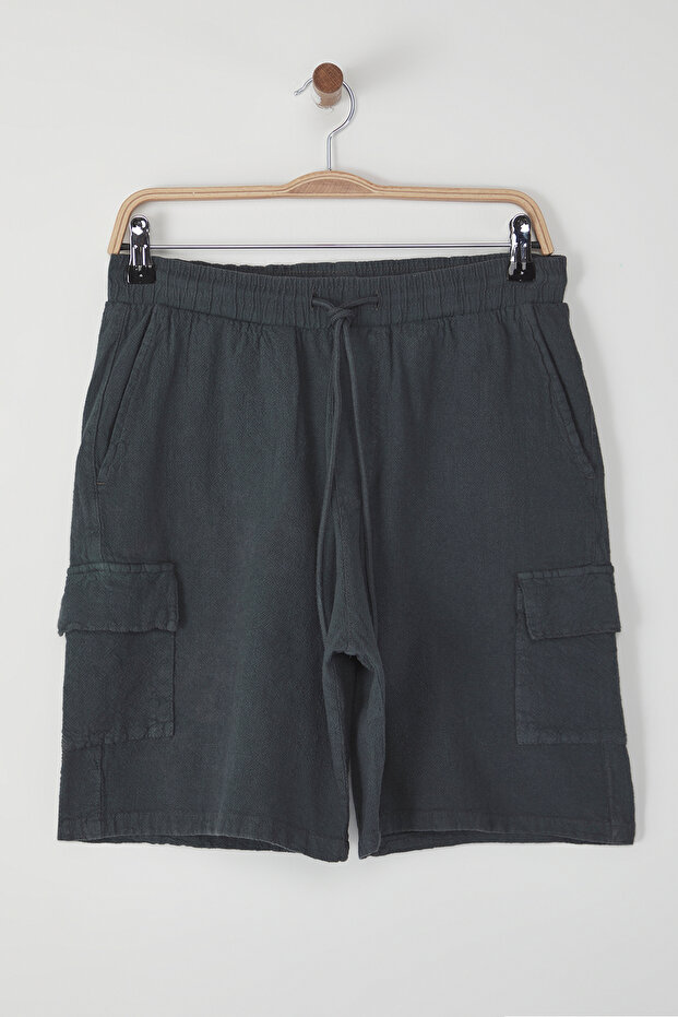 Antrasit Loose Şort & Bermuda TMNSS25SR00007 - 8