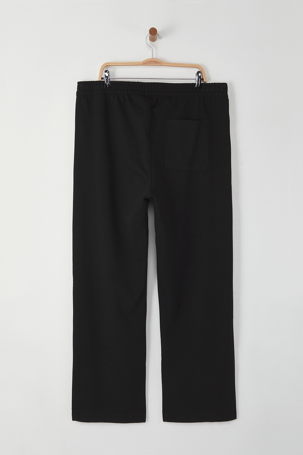 Büyük Beden Straith Fit Rahat Örme Pantolon TMNSS25AR00003 - 5