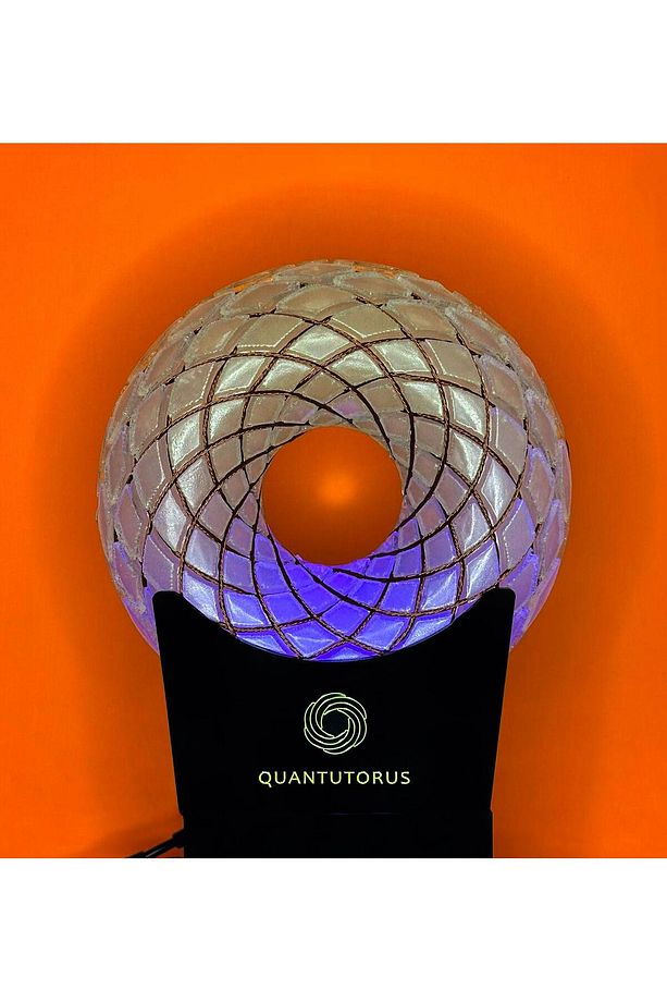 Sedefli Torus, 20 cm 12 Döngü Bakır Sargılı epoksi torus - 2