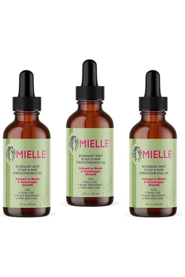 Rosemary Mint Scalp & Hair Strengthening Oil Healthy Hair Growth 59ml (Pack of 3) 59ml