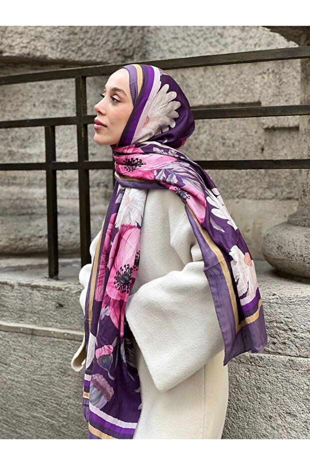 Margarit Desen Bambu Şal - 3