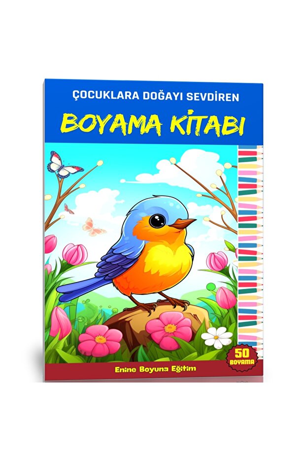 Coloring Book That Makes Children Love Nature (with Banner Gift)