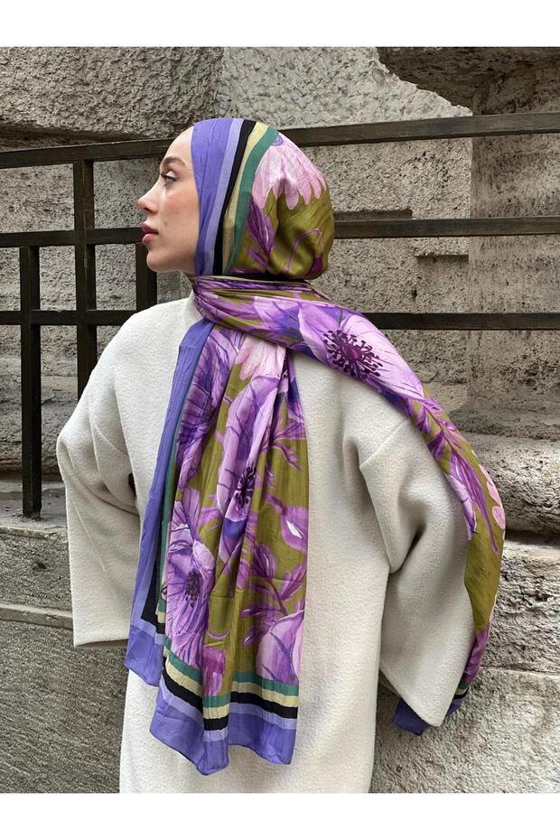 Margarit Desen Bambu Şal - 3