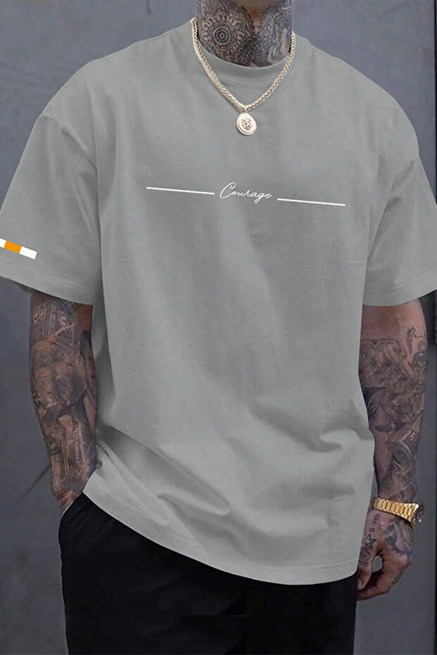 Causage Printed Men's Oversize T-Shirt