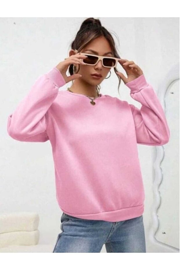 DÜZ VORTEX BEYZİN SWEAT