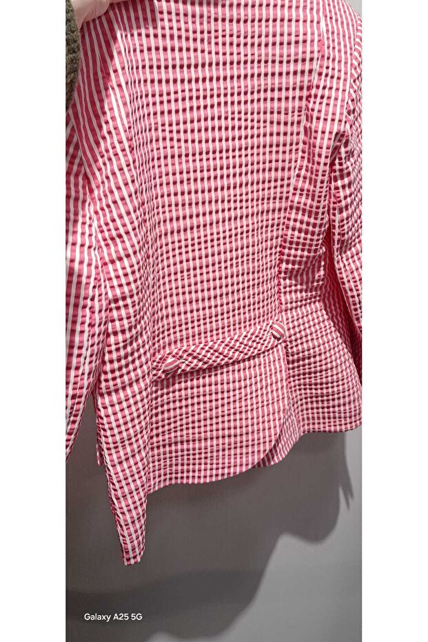Pembe Kısa Ceket - 4