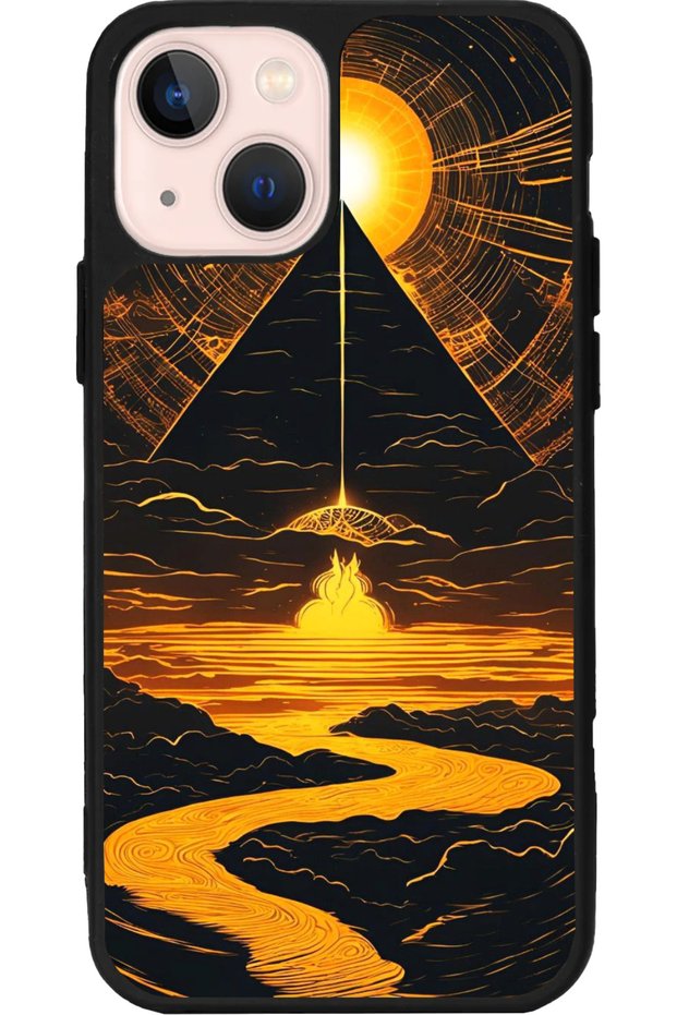 iPhone 14 Compatible Matte Black Case – Soft Silicone, Protective, Shock Absorbing Cover