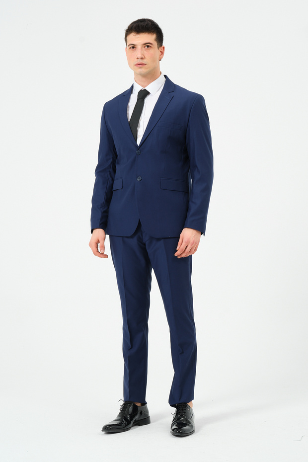 البرلمان - بدلة أساسية مستقيمة بقصة عادية - 3