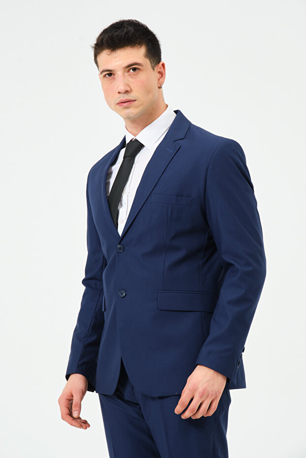 البرلمان - بدلة أساسية مستقيمة بقصة عادية - 5