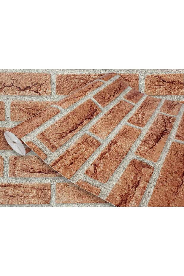 176-0221 Tuğla Desen Kendinden Yapışkanlı Folyo ( 45 cm x 1 mt ) - 2