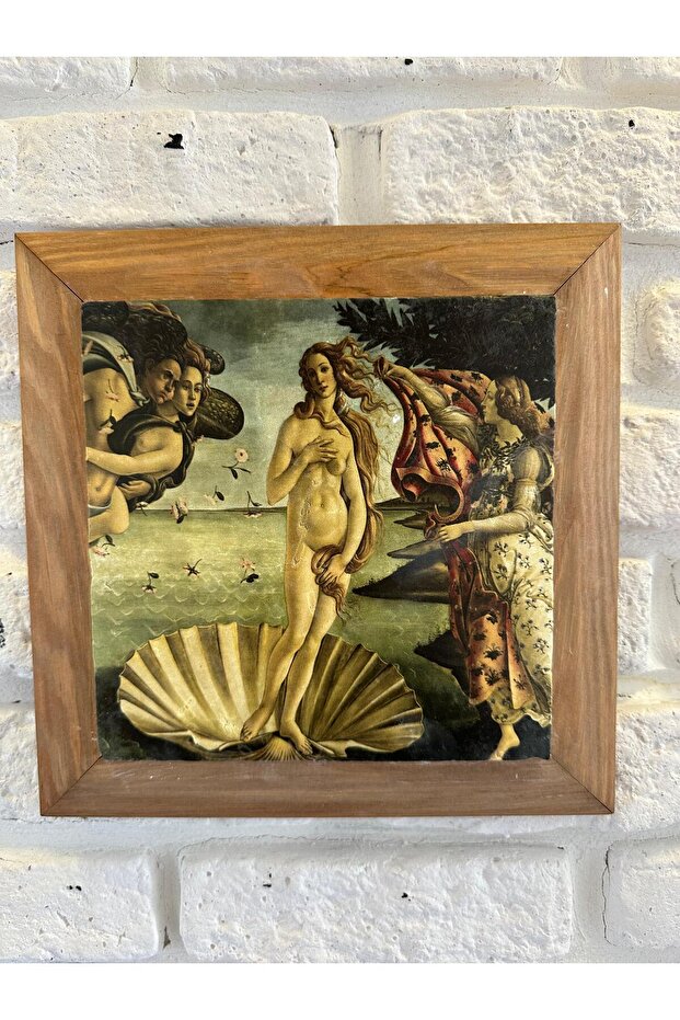Solid Framed Natural Stone Marble Table Board 26X26 cm