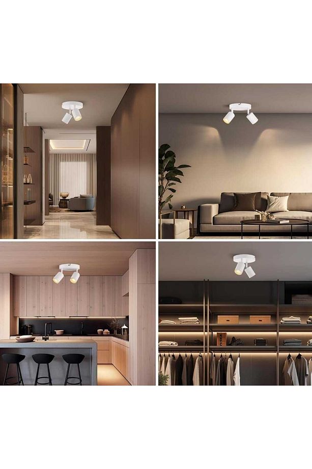 mylights led aplikve avize   ikili led avize led spot  ampullü  gün ışı ampullü - 2