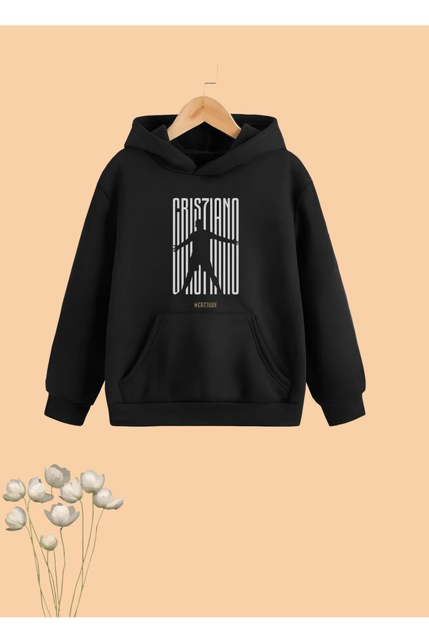 Soccer Player Cristiano Ronaldo Printed Hoodie, Kids sweatshirt, Unisex, Hoodie