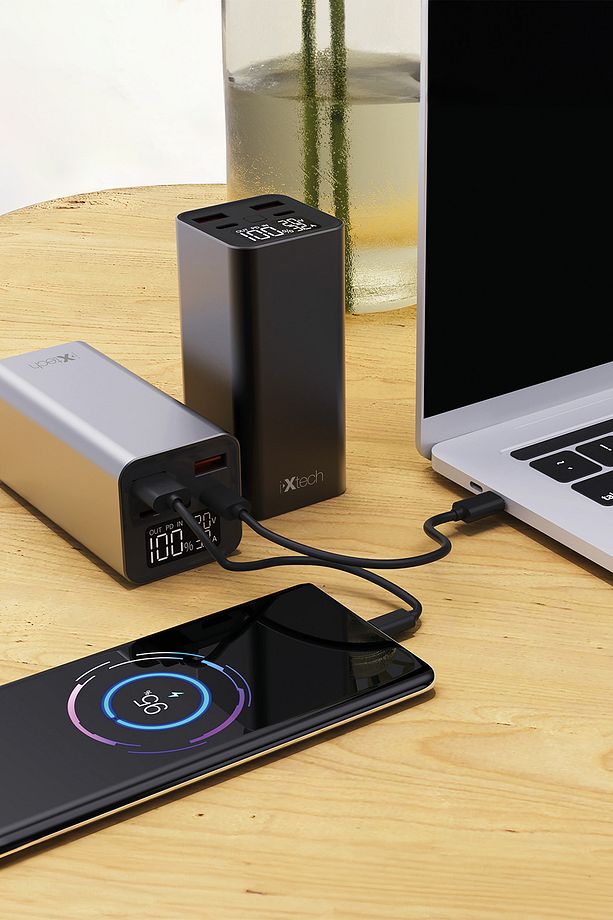 20.000 Mah 65w Lcd Göstergeli Powerbank - Hızlı Ve Yüksek Kapasiteli Laptop Şarj Cihazı - 2