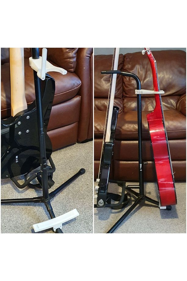 Byr3D Gitar Standı Için Akustik Gitar Tutucusu T3917368 Sadece Plastik Aparattır - 1