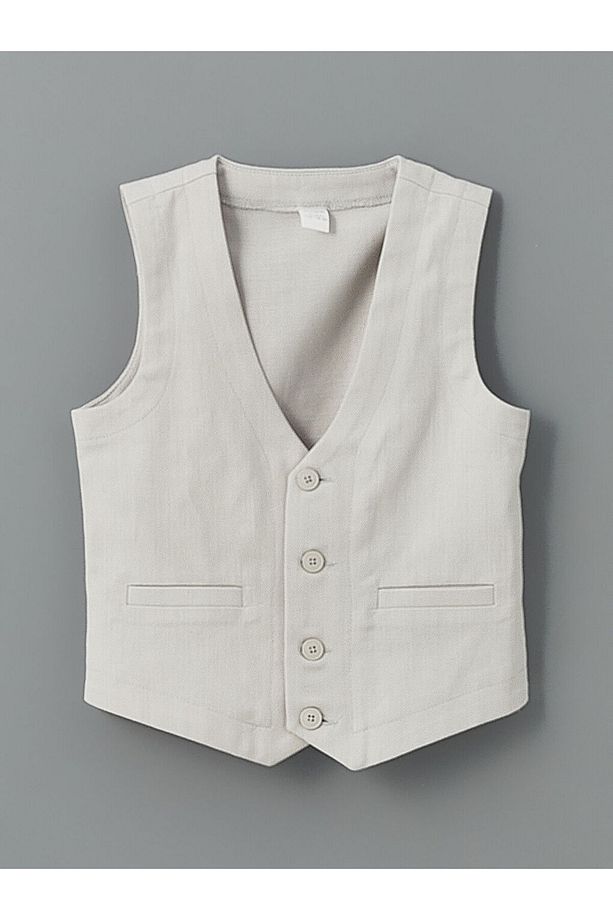 LCW Poplin Erkek Çocuk Yelekli Takım Elbise - 4