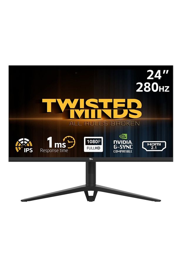 24.5” TM24FHD280IPS FHD 280HZ 1MS HDMI DP IPS HDR100 ADAPTIVE-SYNC GAMING MONİTÖR - 1
