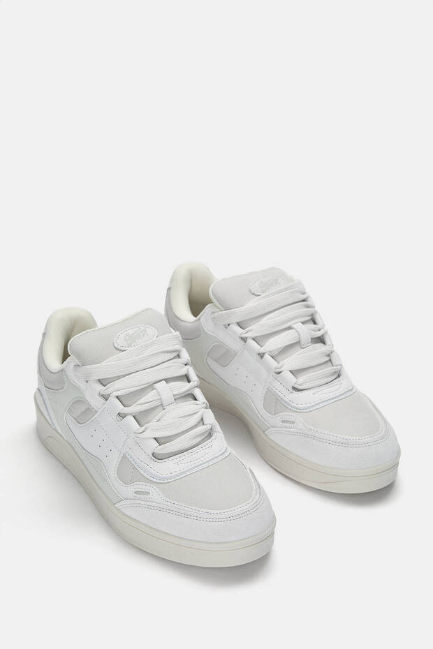 Kalın tabanlı kaykay ayakkabısı - 4