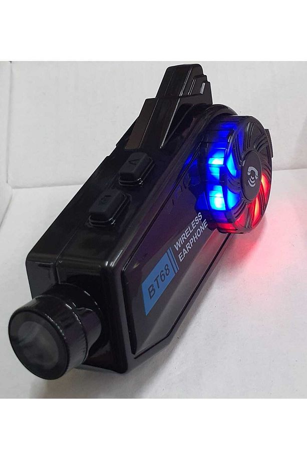 Kameralı Intercom Motosiklet Bluetooth Kask Kulaklık Ses Kontrolü 1080p Video Kayıt Videolu Interkom - 7