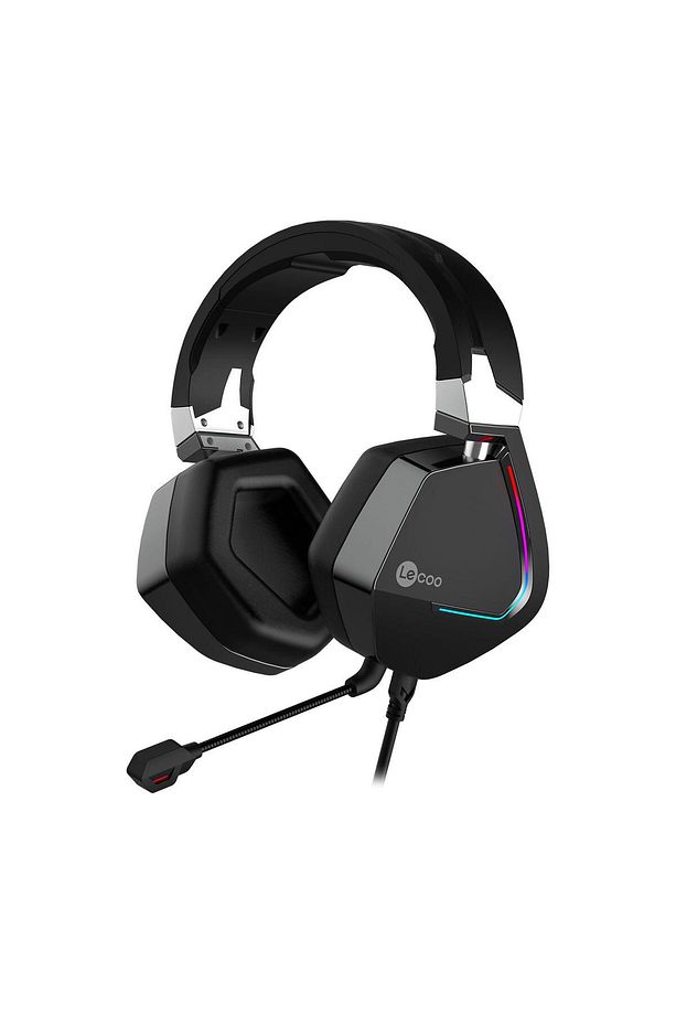 Ht402 Usb Kablolu Surround 7.1 Rgb Led Çıkartılabilir Mikrofonlu Kulak Üstü Gaming Kulaklık Siyah - 1