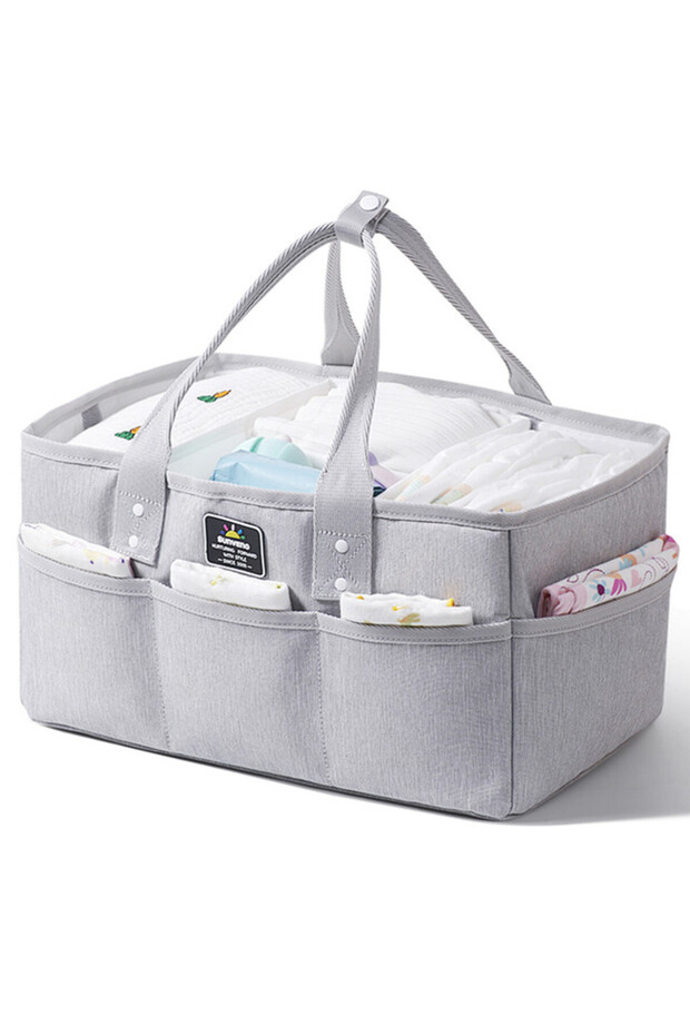 Organizer - Diaper Caddy - Grey
