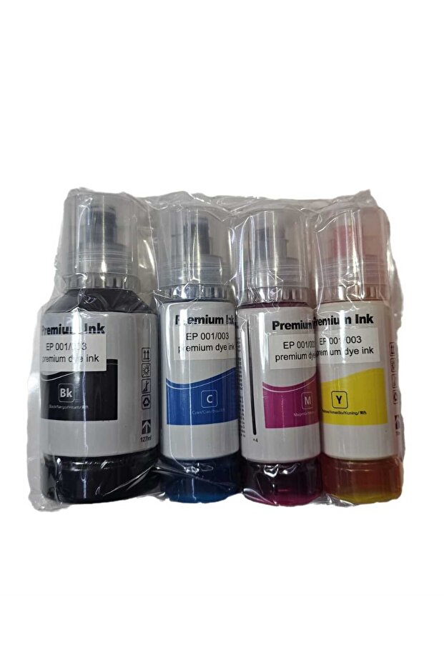 ECOTANK L5296 101 103 UYUMLU MÜREKKEP SETİ 127ML SİYAH+3X70ML RENKLİ - 2