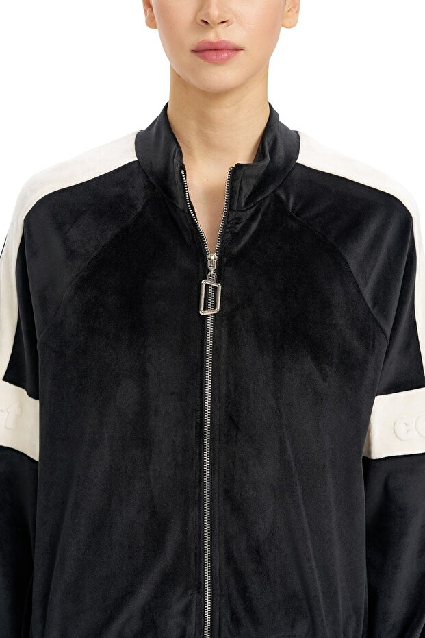 Dik Yaka Fermuarlı Sweatshirt - 6