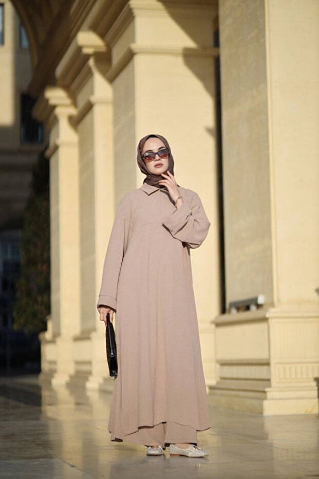 طقم حجاب رونا موديل 531 من مينك - 1