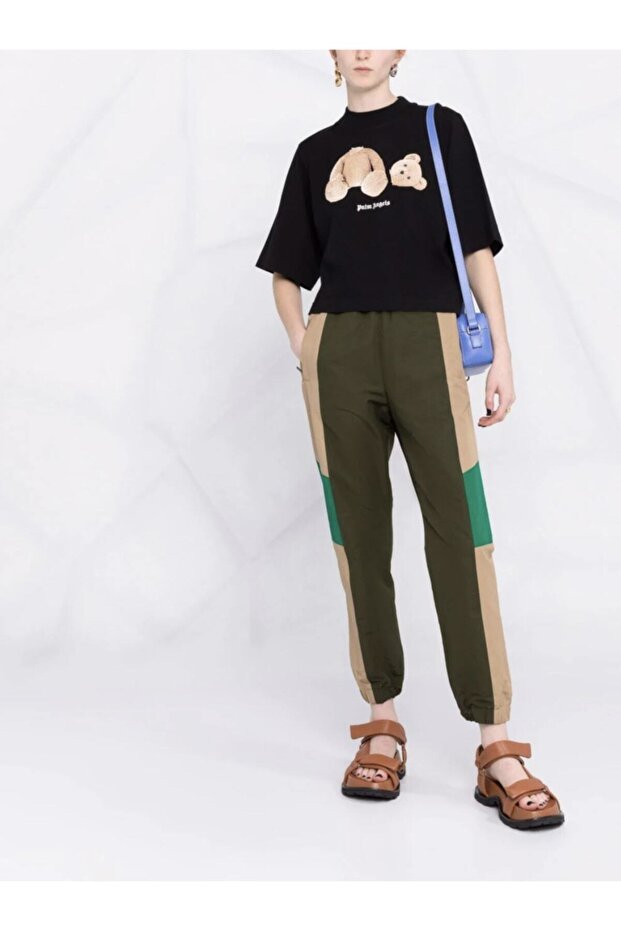 Μπλουζάκι Bear Crop Μαύρο - 3