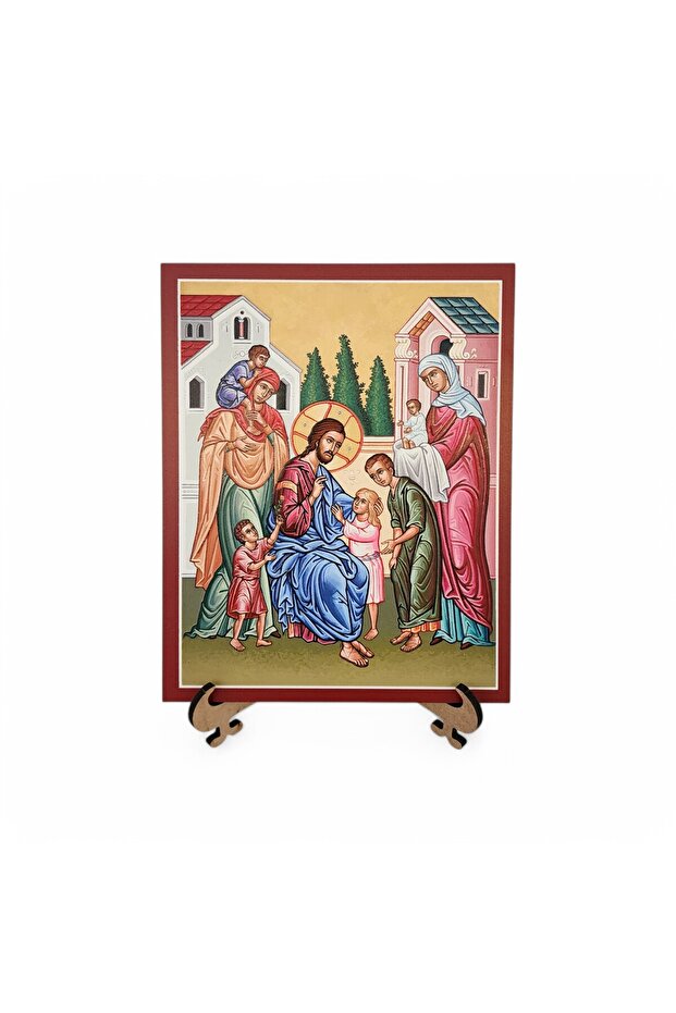 İsa ve Çocuklar İkona - 1