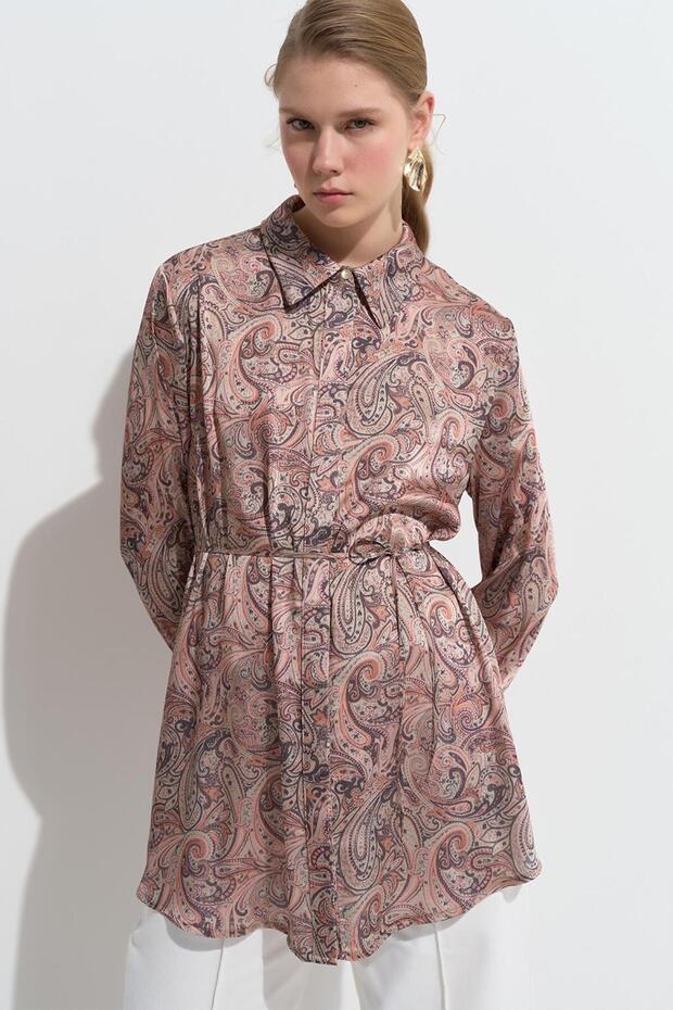 Pink Miri Patterned Shirt