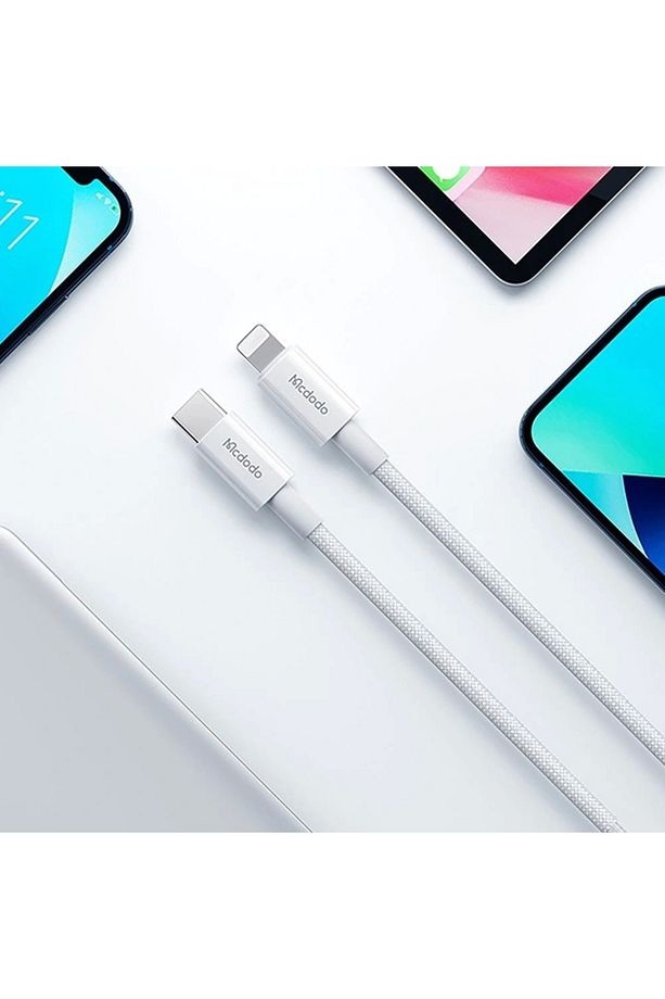 Ca-2760 Type-c To Lightning Pd 36w Hızlı Data/şarj Kablosu 1.2m - Beyaz - 3