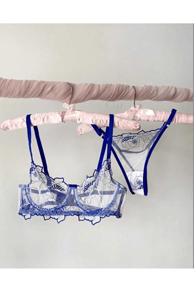 Şeffaf Mavi Brode - 2