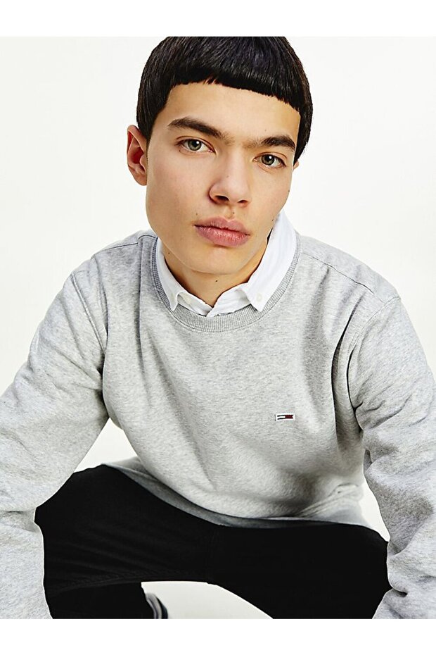 Flag Patch Fleece Sweatshirt - 4