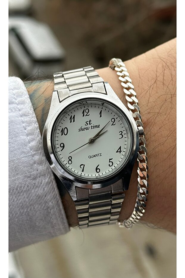 ÇELİK ERKEK KOL SAATİ - 8