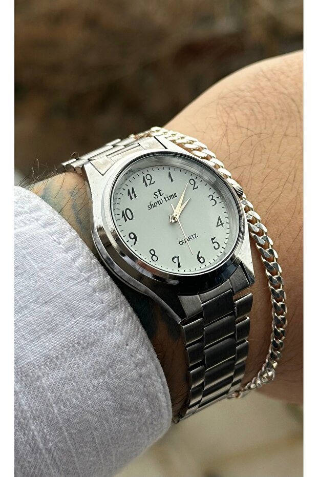 ÇELİK ERKEK KOL SAATİ - 7