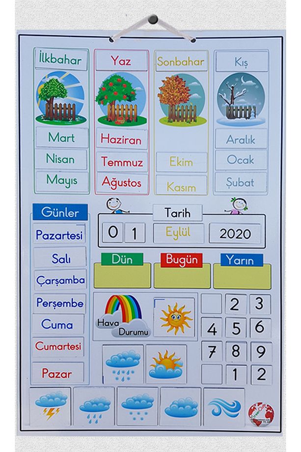 Mıknatıslı Çocuk  Takvimi - 1