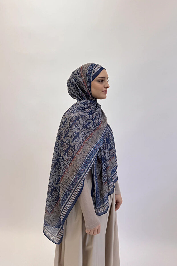 SC SCARF MAVİ ŞAL - 2