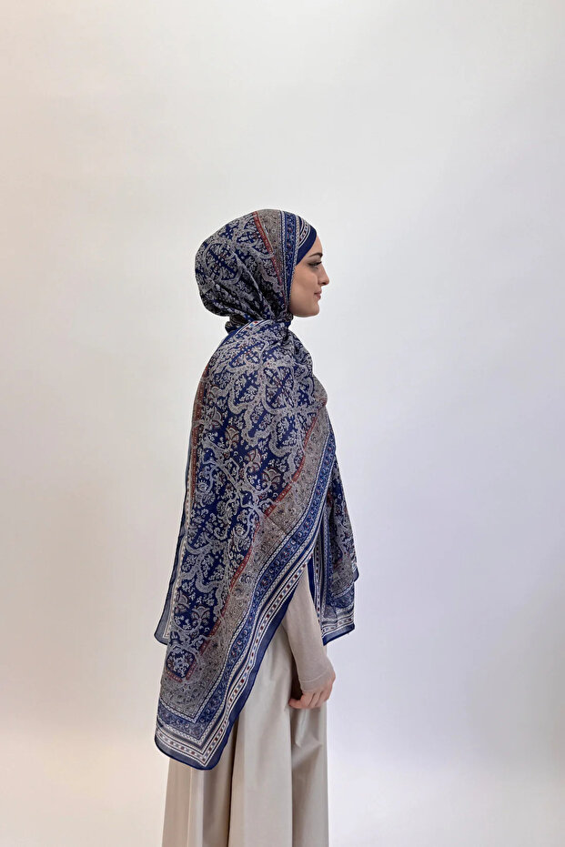 SC SCARF MAVİ ŞAL - 3