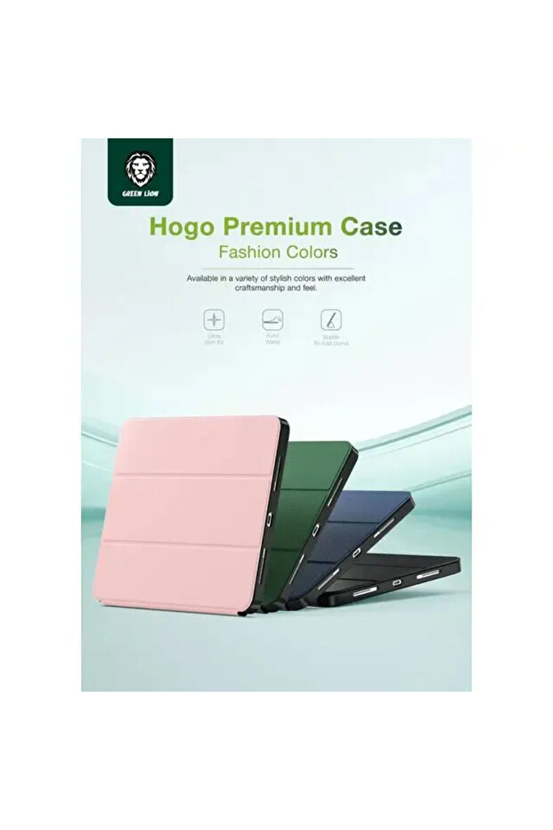 Hogo Premium Case With Pencil Holder For iPad Air 11" - Blue