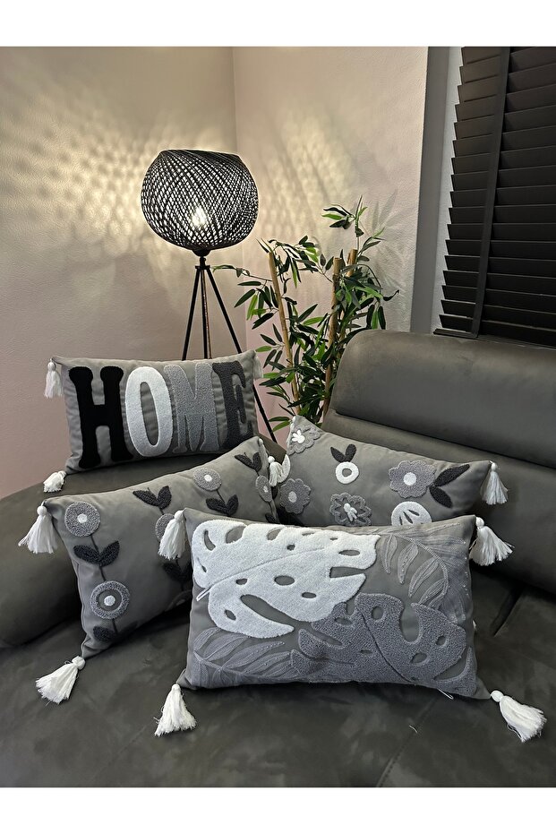 غطاء قلاب مستطيل مطرز - 8