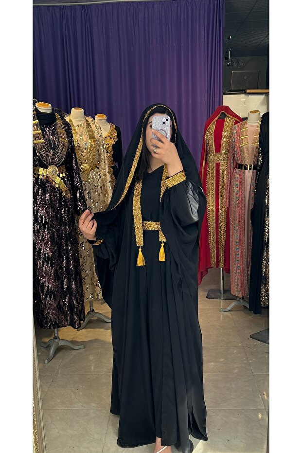 Siyah abaya - 4