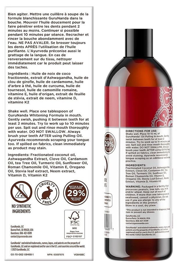 Coconut + Cinnamon Ağız Bakım Suyu 237ML - 2