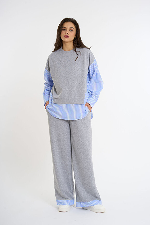 طقم بدلة رياضية مزخرفة - 1