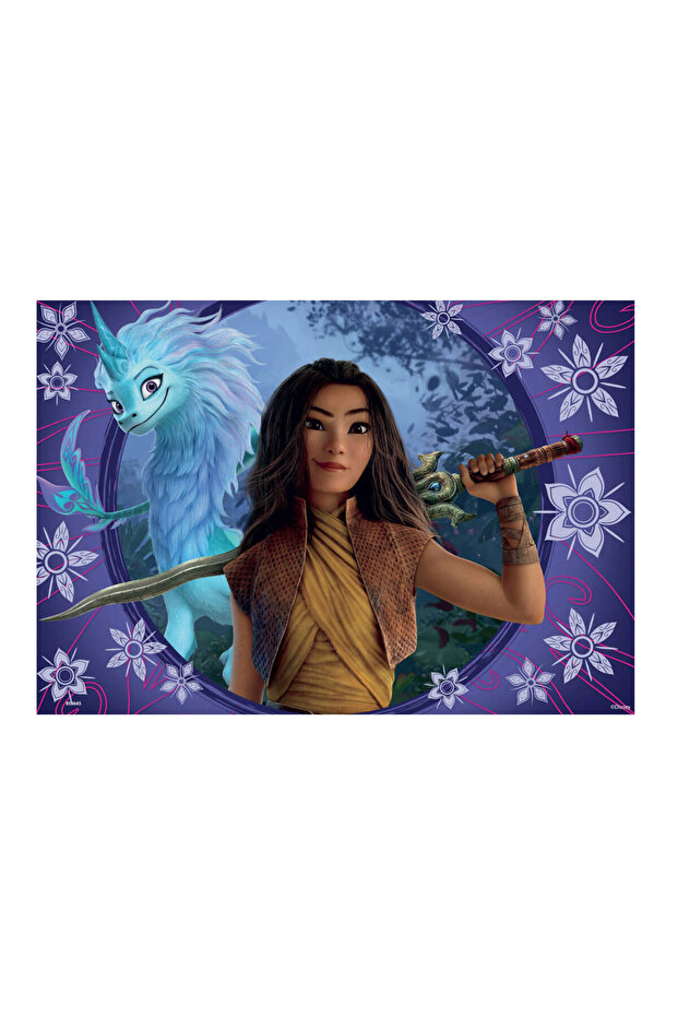 Çocuk Puzzle 2x24 Parça WD Raya 50970 - 2