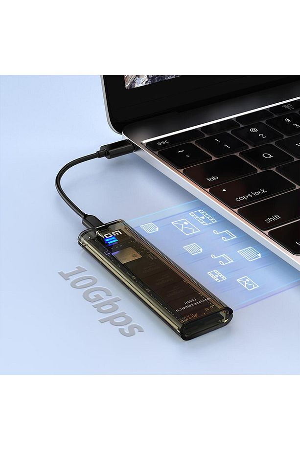 Hd990 Usb3.2 Gen2 10gbps Type-c M.2 Nvme Ssd Disk Kutusu - 4