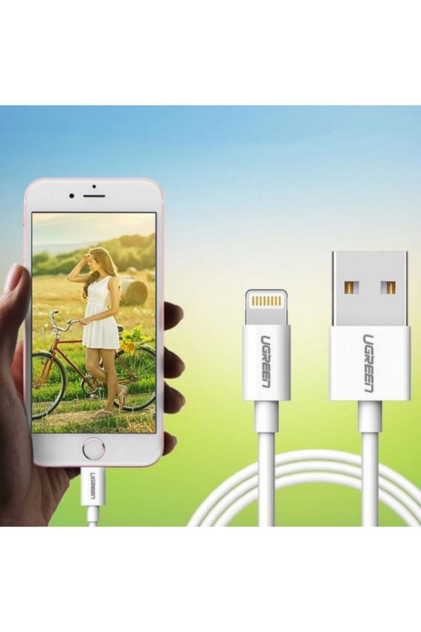 Mfı Lightning Iphone Şarj Kablosu Beyaz / 100 Cm - 4