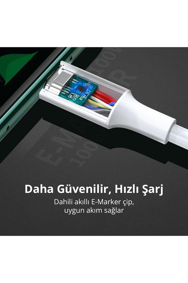 Type-c 100w 5a Pd Hızlı Şarj Ve Data Kablosu - 4