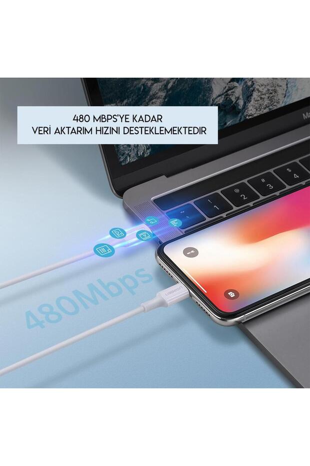 Apple Iphone Type-c To Lightning Data Ve Şarj Kablosu Siyah 2 Metre - 5